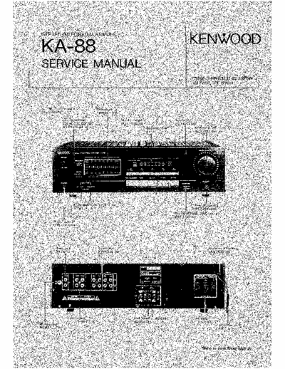 KENWOOD KA-88 S.M.